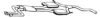 FORD 6201331 Middle Silencer